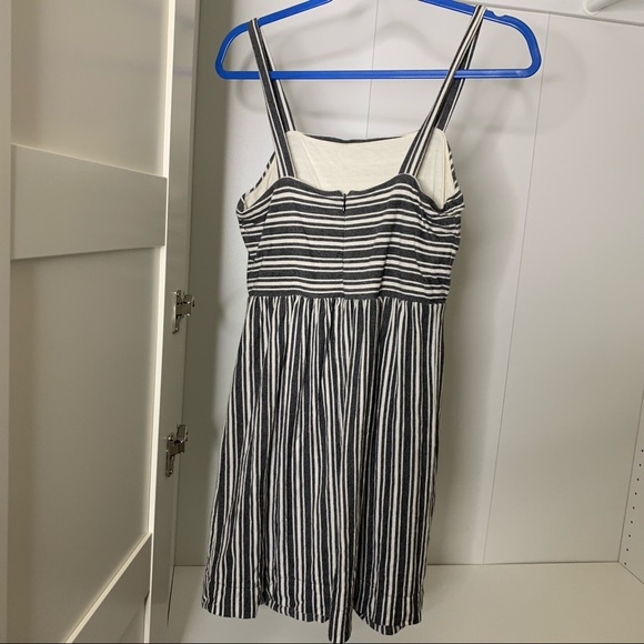 ☀️ Loft Striped Linen like Dress S - Picture 2 of 4